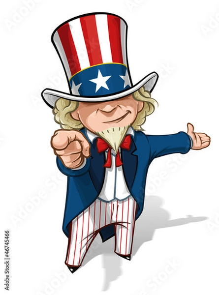 Obraz Uncle Sam 'I Want You' Presenting