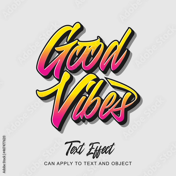 Fototapeta graffiti style editable text effect