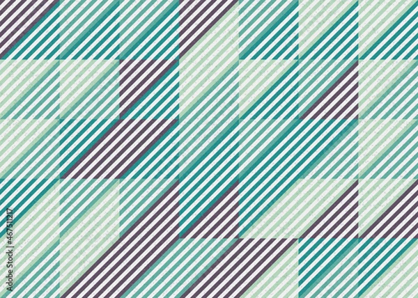 Fototapeta Abstract Geometric Pattern generative computational art illustration