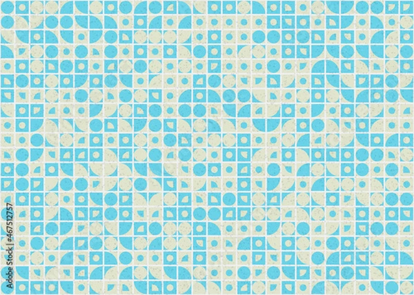 Fototapeta Abstract Geometric Pattern generative computational art illustration