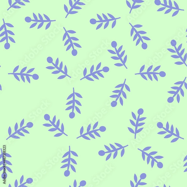 Fototapeta vector pattern floral winter cute