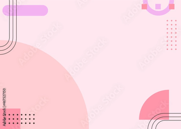 Fototapeta minimal geometric background design free vector