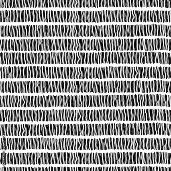 Fototapeta vector seamless abstract vertical stripes . Texture uneven streaks of paint. Hand drawing