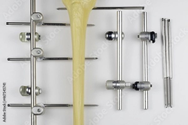 Obraz External fixation frame in case of open fractures