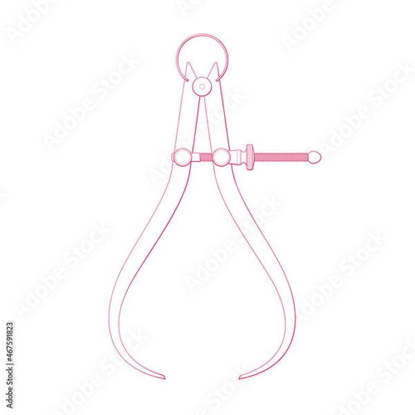 Obraz Calliper for design and engineering