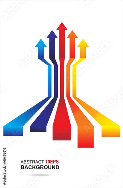 Obraz Colored arrows vector