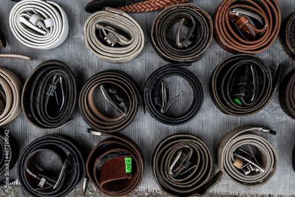 Obraz background with circles belts