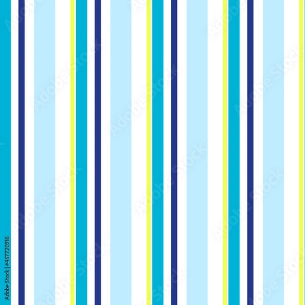 Fototapeta Abstract vector striped seamless pattern with colored vertical parallel stripes. Colorful background.