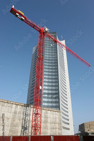 Fototapeta hohe baustelle