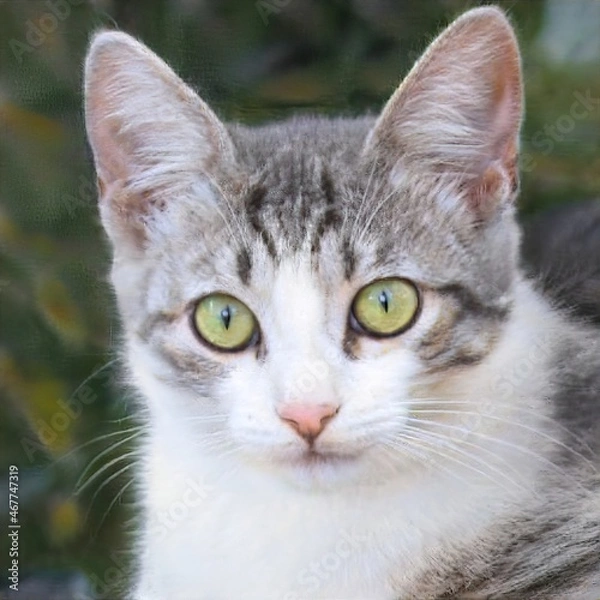Fototapeta Portrait of a nice cat