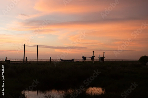 Obraz sunset in the beach