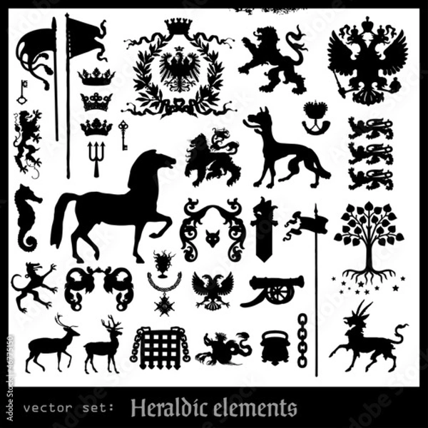 Obraz heraldic elements