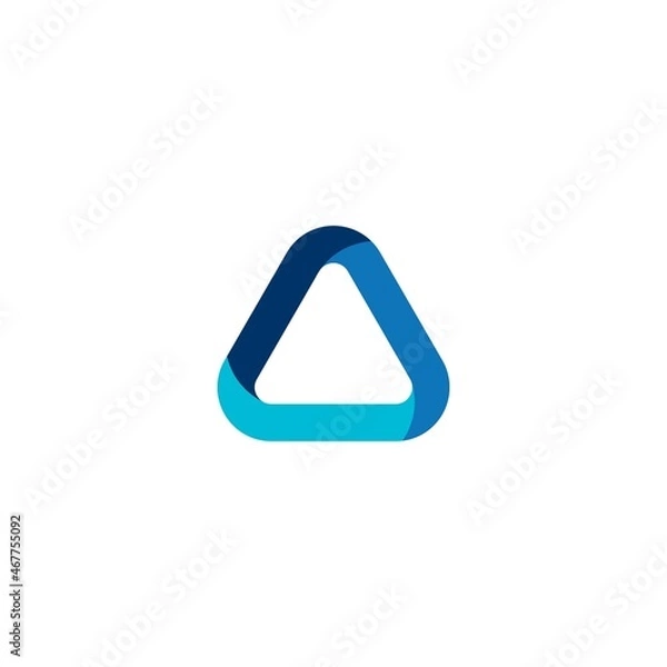 Fototapeta Abstract triangle logo
