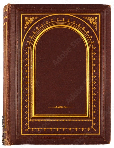 Obraz old book with gilded ornament