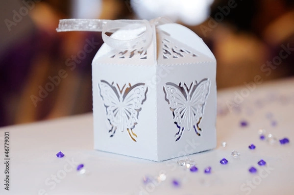 Fototapeta Wedding gift box