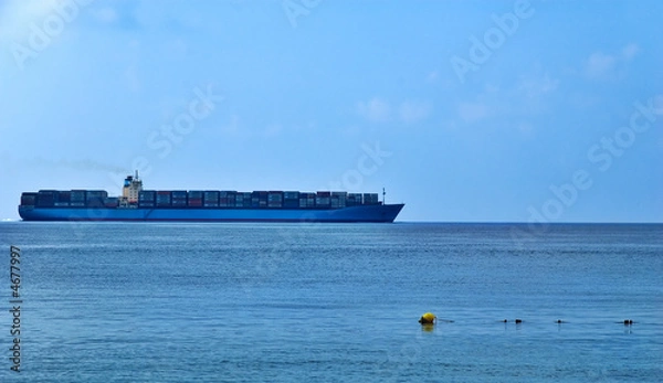 Fototapeta Container ship