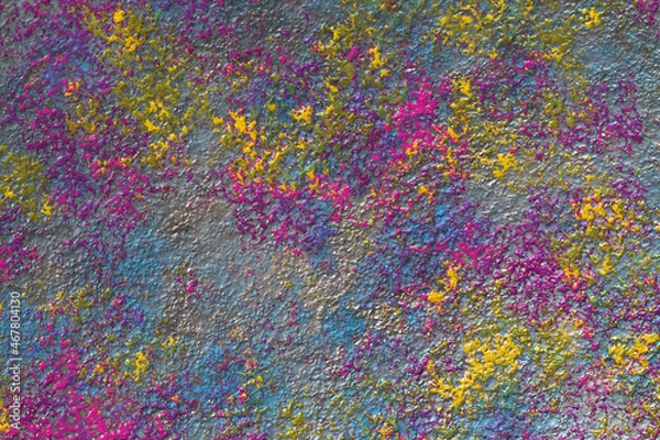 Obraz Titanium Plate with Paint Remainings