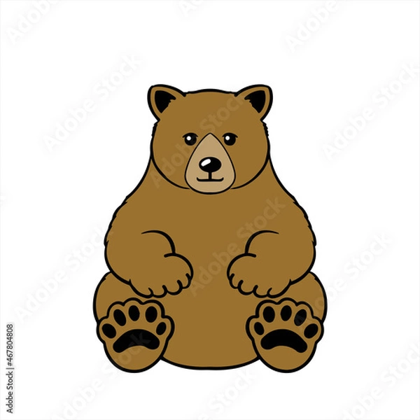 Obraz Little Brown Bear 　子熊