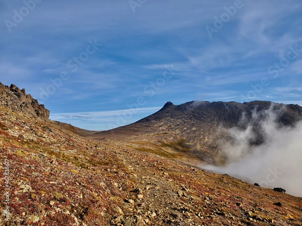 Fototapeta landscape with clouds