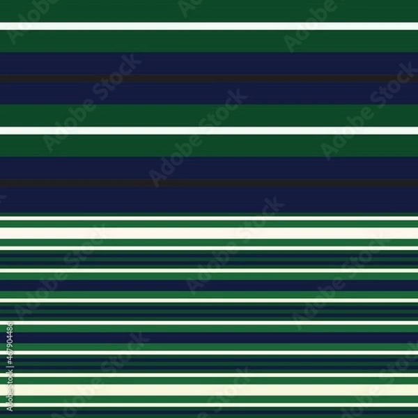 Fototapeta Green Double Striped seamless pattern design