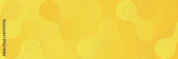 Fototapeta Abstract modern colorful yellow gradient wide geometric banner design. Modern cover header background for website design, social media cover ads banner, flyer, invitation card