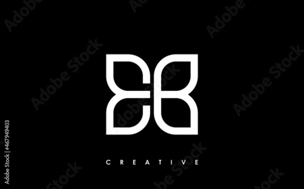 Fototapeta EB Letter Initial Logo Design Template Vector Illustration