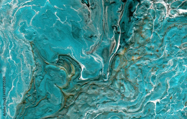 Obraz blue water background