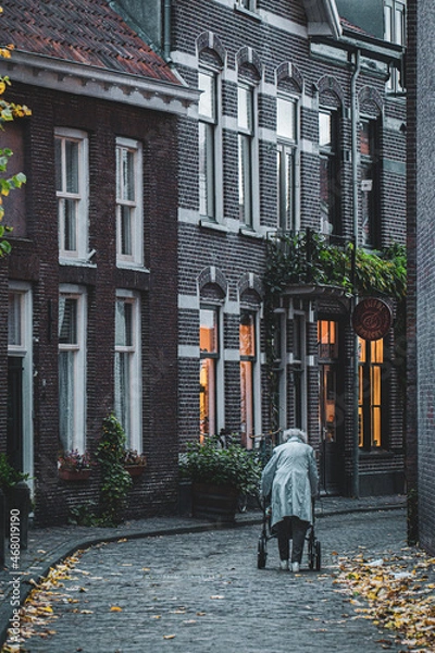 Obraz old town street