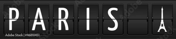 Obraz Paris airport table