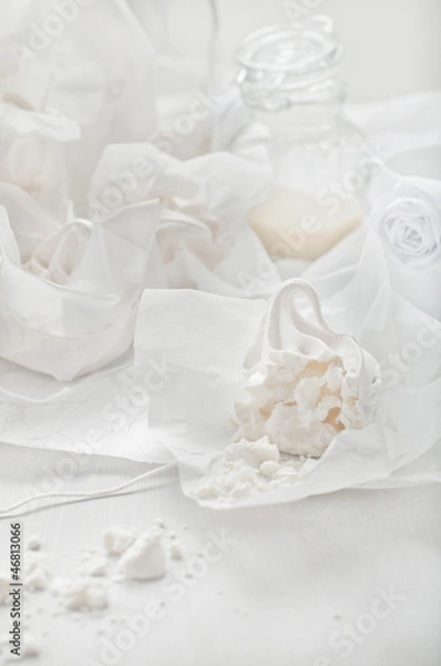 Fototapeta Piece of broken meringue