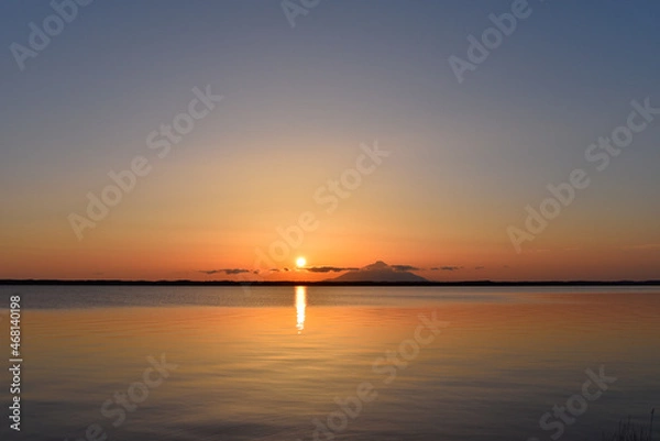 Fototapeta パンケ沼　夕景