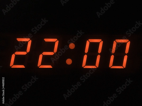 Obraz ten o clock pm