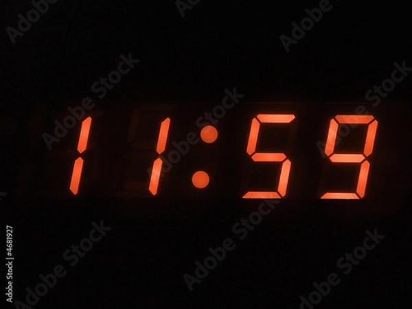 Obraz one minute to noon