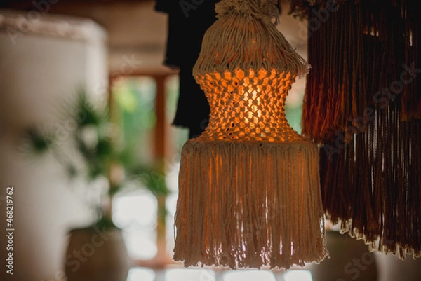 Obraz Lampara de Macrame 