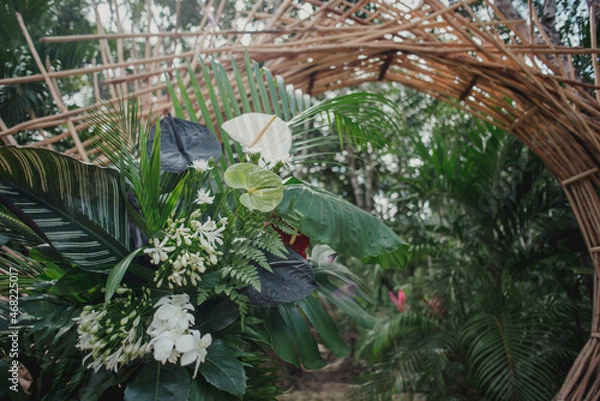 Obraz gazebo de boda 