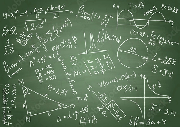 Fototapeta Mathematical formulas