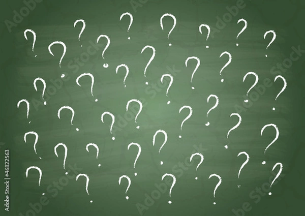 Obraz Many questions