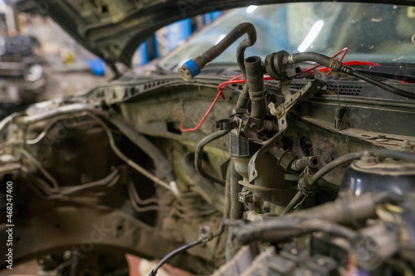 Obraz car engine oil