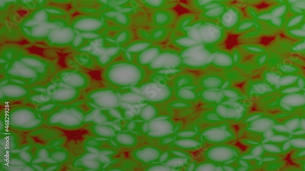 Obraz red and green background