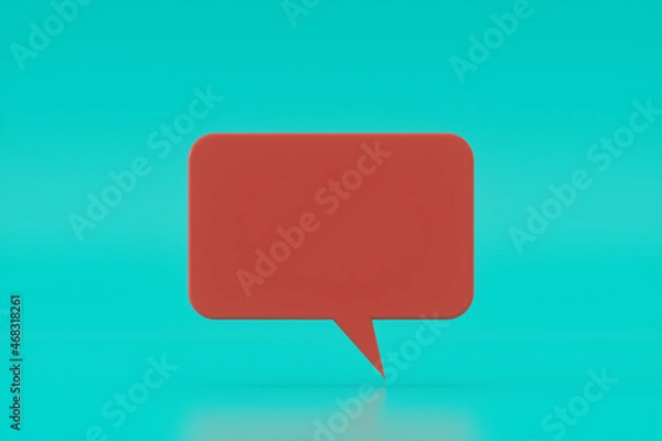 Fototapeta 3D Speech Bubble Icon