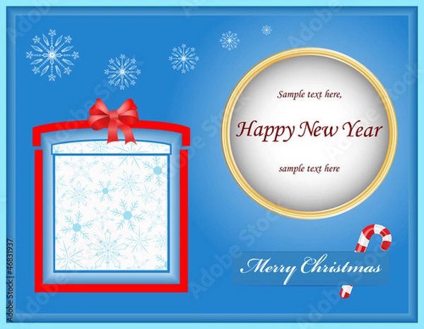 Obraz card christmas gift