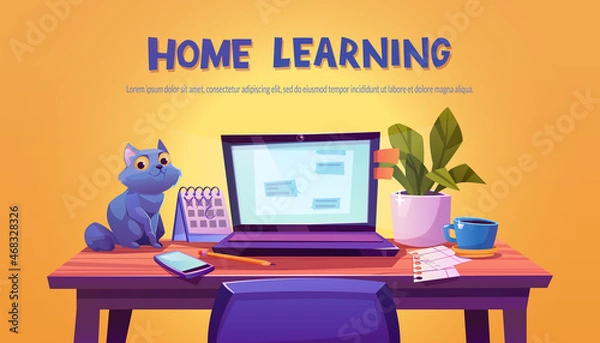 Obraz Home_learning_01