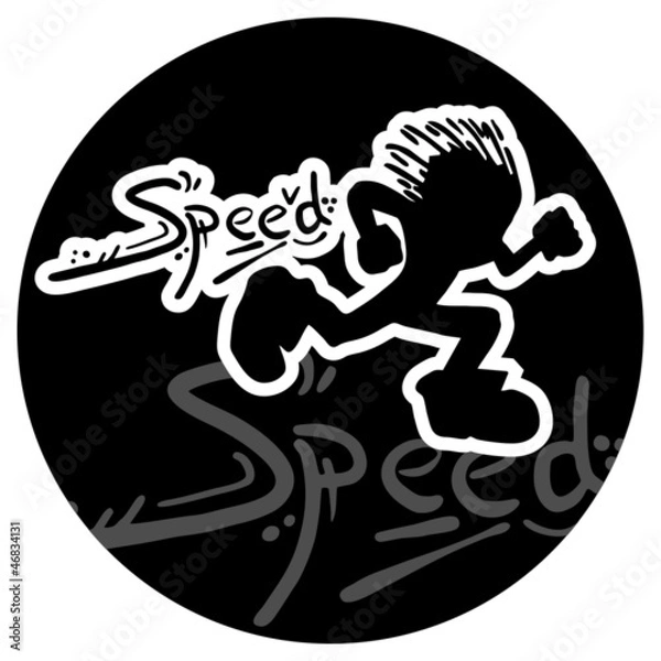 Fototapeta Speed action