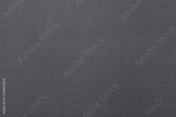 Fototapeta Grey fabric background with interlacing threads. Copy Space