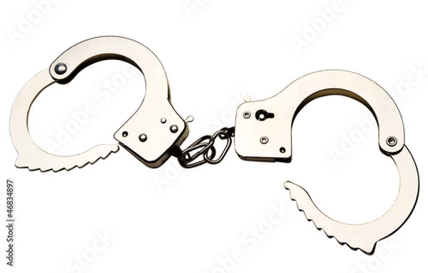 Obraz Metallic handcuffs