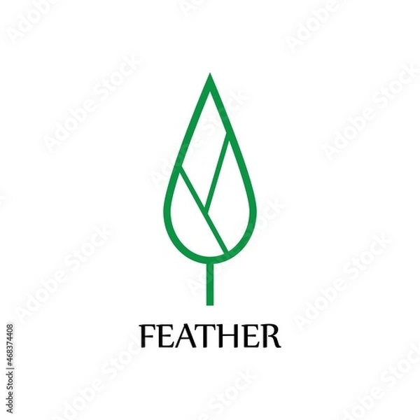 Obraz Eco Tree Leaf Logo Template