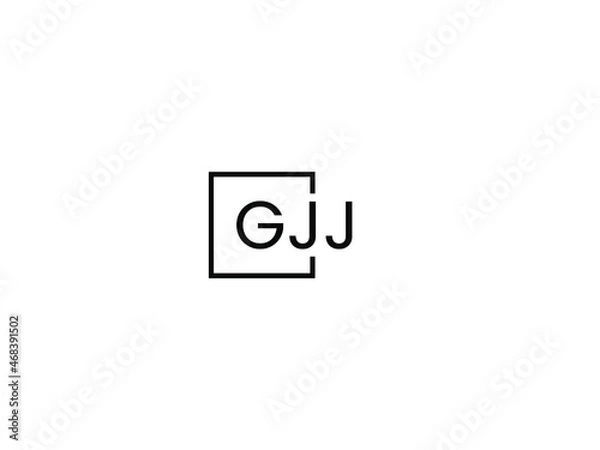 Fototapeta GJJ Letter Initial Logo Design Vector Illustration