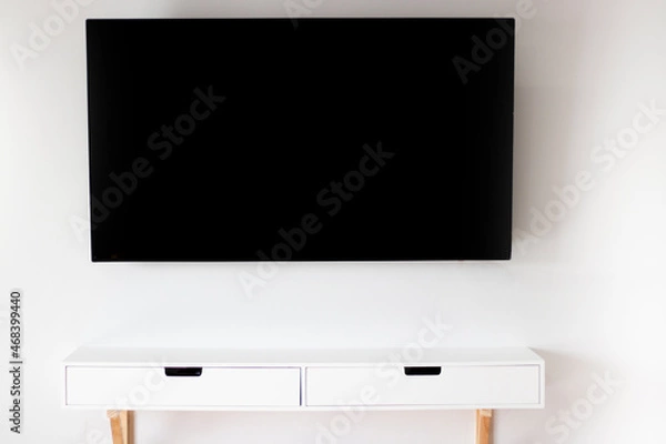 Obraz a neat looking television screen background