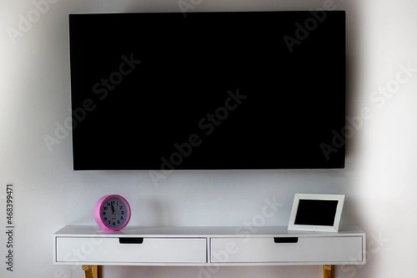 Obraz a neat looking television screen background