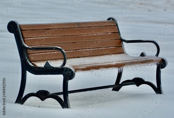 Obraz Icy Bench